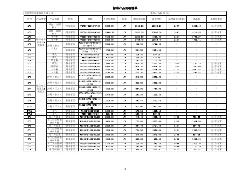 【协议产品及价格清单】 (3)