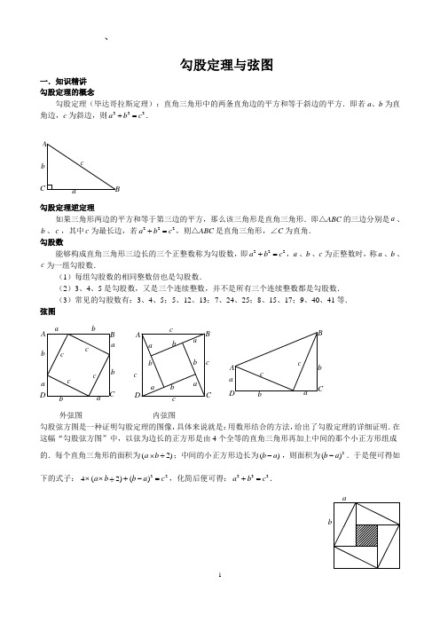 五年级 勾股定理题库