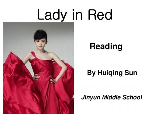 高二英语lady-in-red课件(教学课件201908)