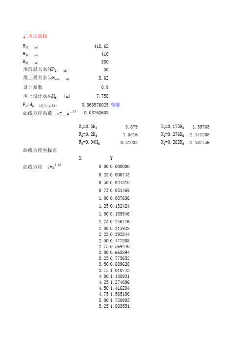 水面曲线计算