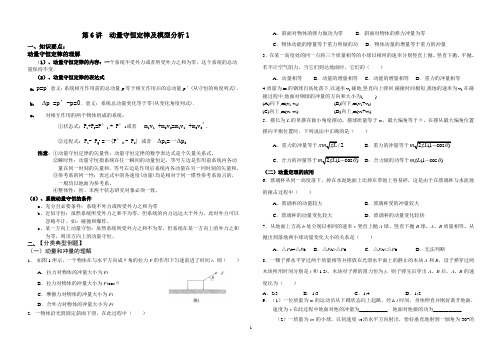 动量守恒定律 模型分析