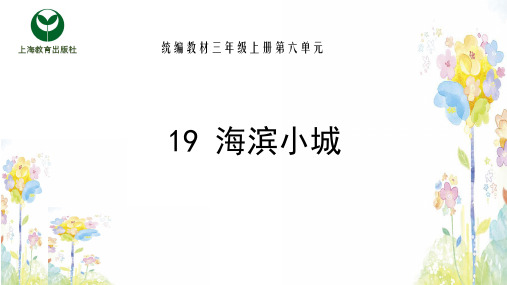 [最新]部编版三年级语文上册19 海滨小城-优质课件.pptx