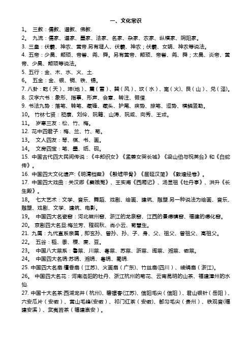 文化常识27237