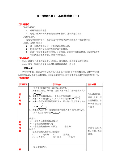 必修1-幂函数学案