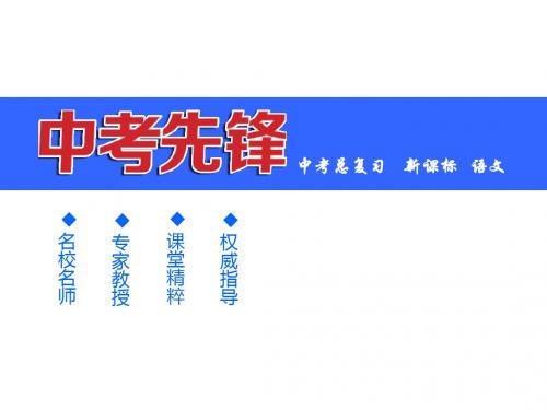 中考语文(人教版)总复习配套课件：第四部分 作文指导