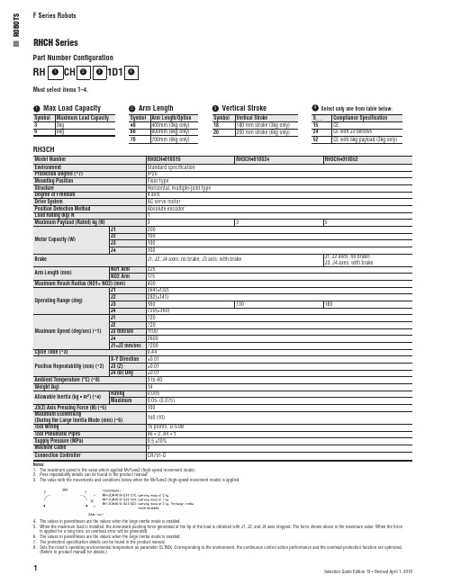 FRAMROBOT R19机器人选型指南说明书