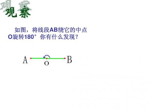 2.3中心对称和中心对称图形