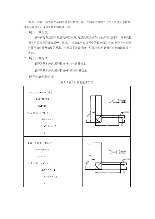 机械设计与制造《3.1.3弯曲展开计算》