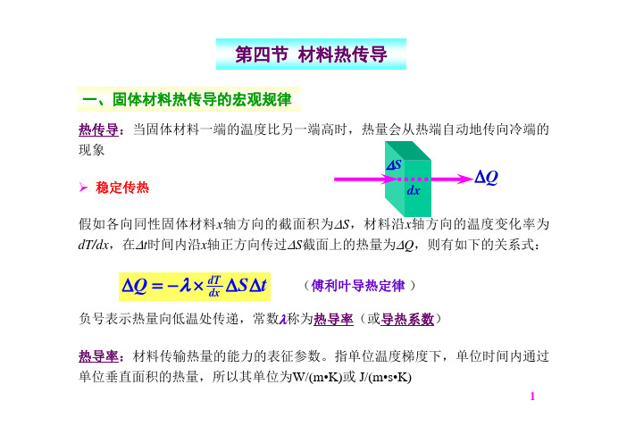 第四节材料热传导