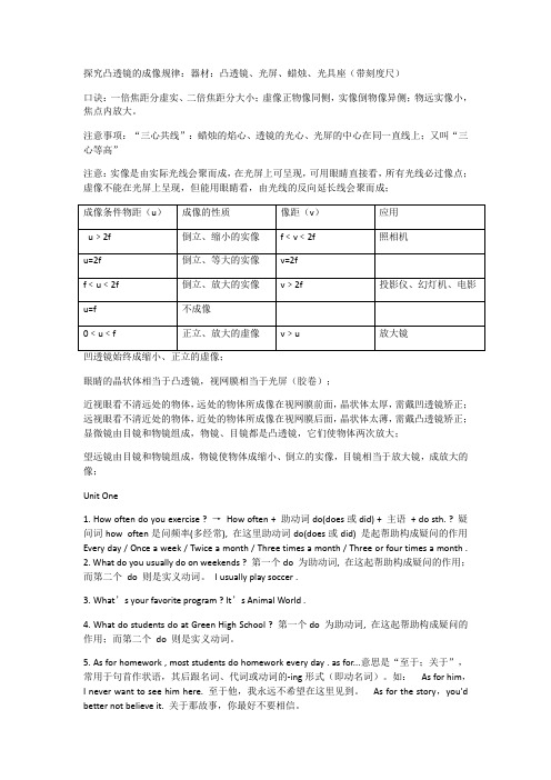 初二苏教版英语知识点总汇.doc