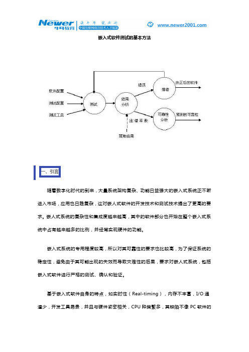 嵌入式软件测试的基本方法