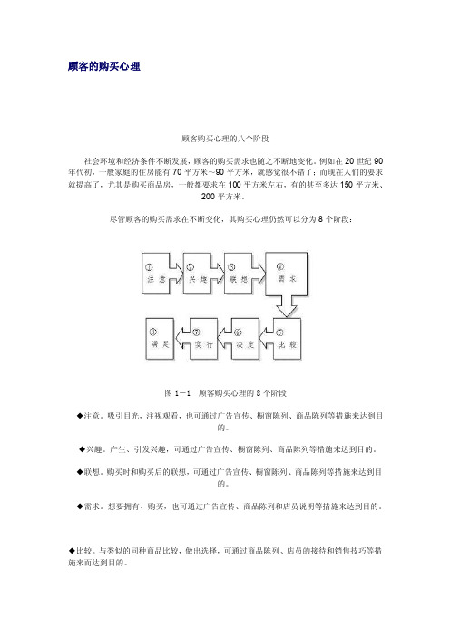 顾客购买心理