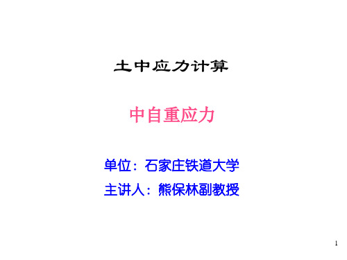 土中自重应力.ppt