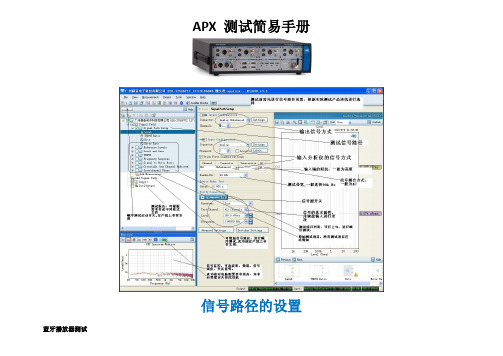 AP 音频分析仪 使用简易图解