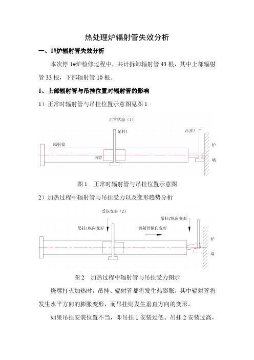 热处理炉辐射管失效分析