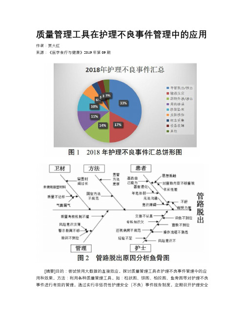 质量管理工具在护理不良事件管理中的应用