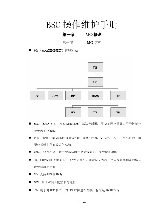 BSC操作维护手册终稿