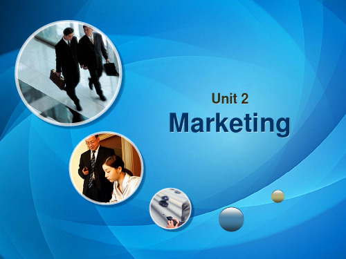 实用商务听说   Unit 2 Marketing