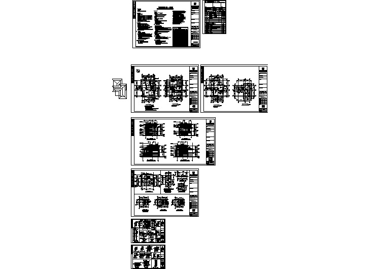 湄洲岛某度假别墅厦门泛华建筑施工图