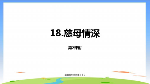 《慈母情深》课件教学(共19张PPT)