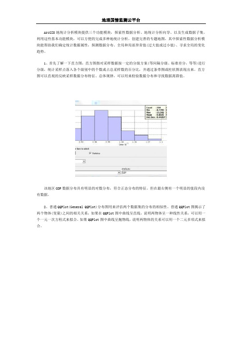 ArcGIS数据分析