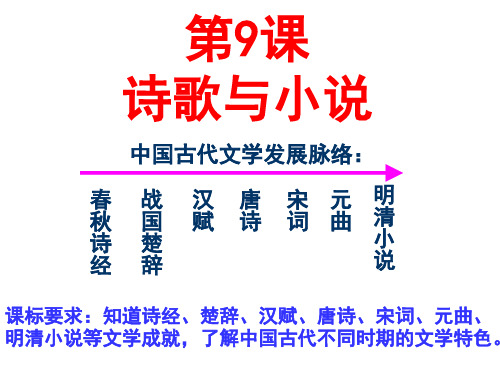 第9课 诗歌与小说