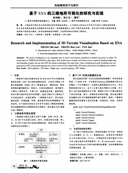 基于XNA的三维地形可视化的研究与实现