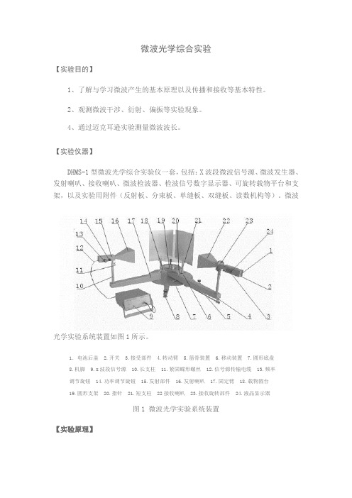 微波光学综合实验