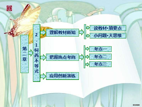 高二数学选修4-5：第二章 2.1 柯西不等式