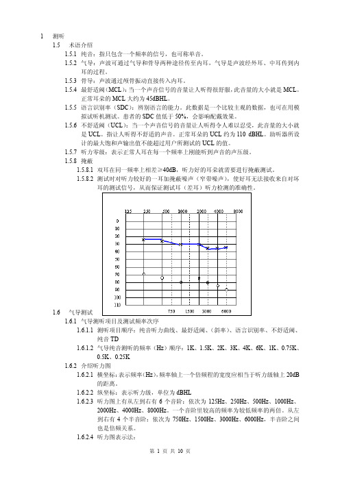 听力测听