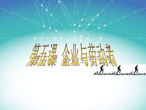 2013一轮复习经济生活第五课小面整理
