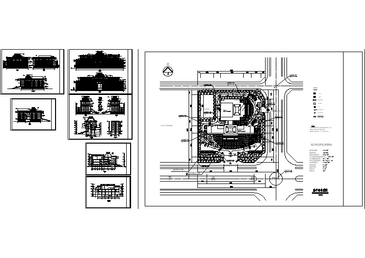 某大型法院建筑设计图