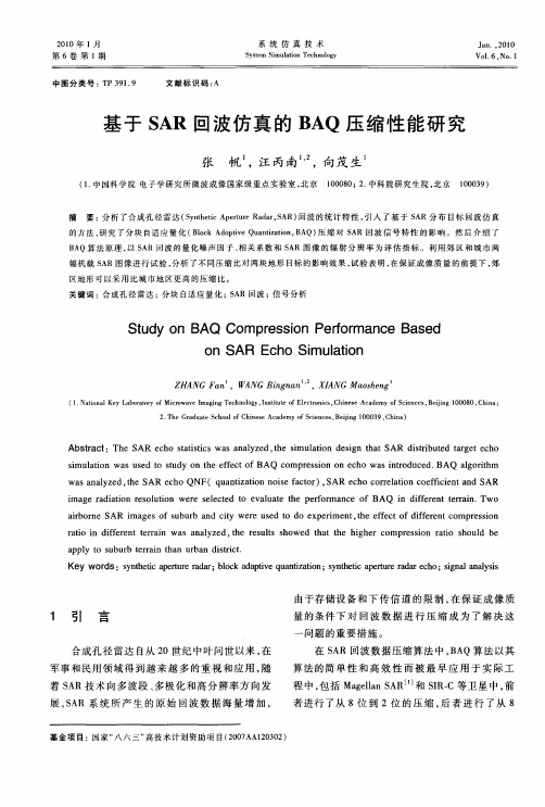 基于SAR回波仿真的BAQ压缩性能研究