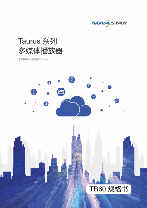 Taurus系列多媒体播放器TB60规格书说明书