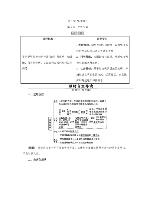 第4章 免疫调节 第3节 免疫失调