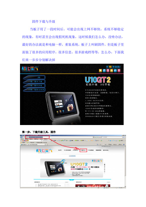 3G平板电脑酷比魔方U10GT2固件升级