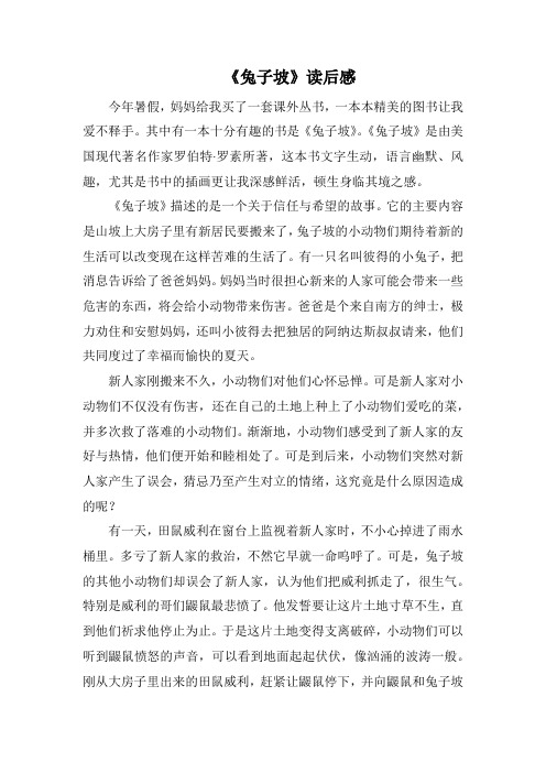 《兔子坡》读后感_1(1000字).docx