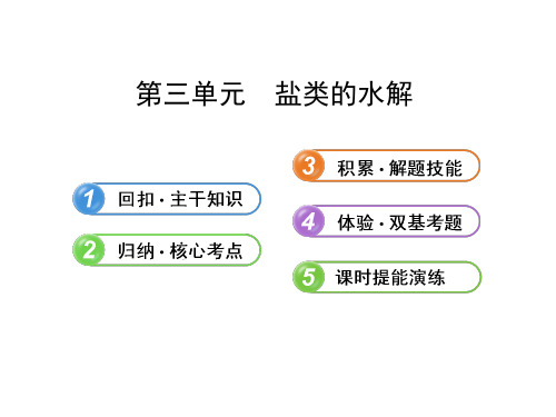 【苏教版·通用】版高中化学全程复习方略课件：8.3盐类的水解(共68张PPT)