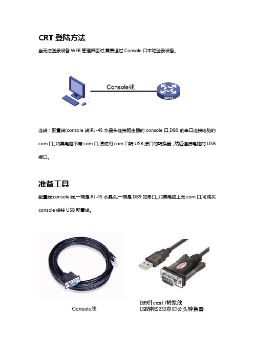 CRT登陆方法