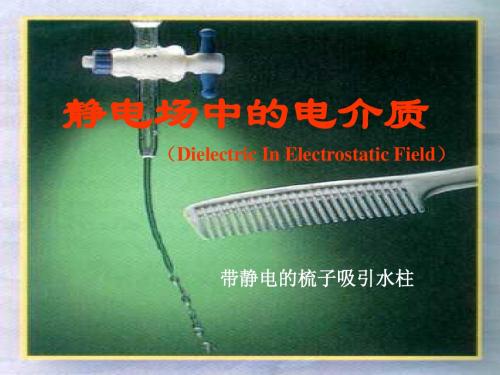 5静电场中的电介质、电容(45学时)