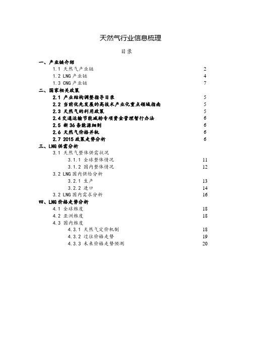 天然气行业介绍