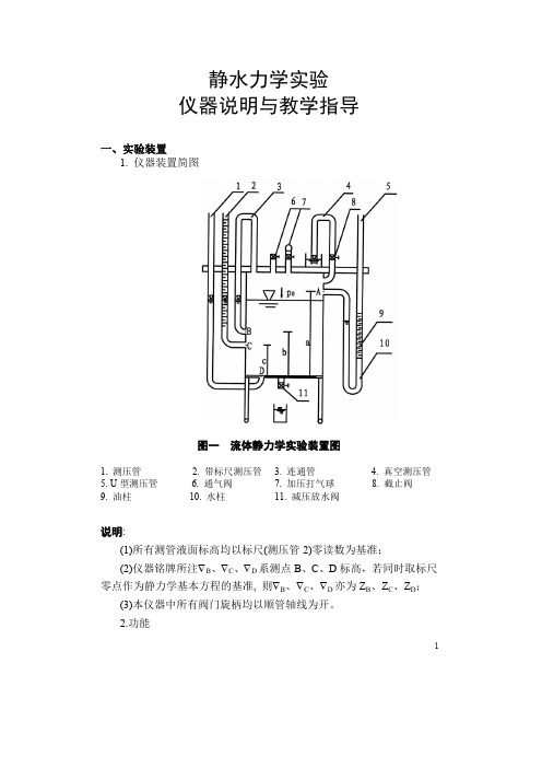 静水力学实验