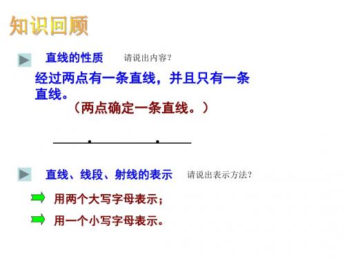 4.2直线射线线段第二课时