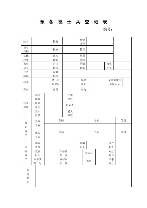 预备役士兵登记表.doc-姓名