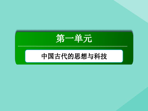 2020_2021学年高中历史第一单元中国古代的思想与科技第4课宋明理学课件岳麓版必修3
