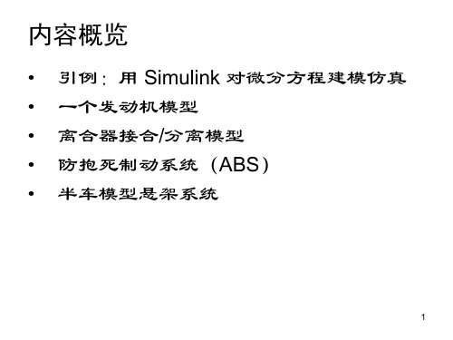 ABS-Simulink仿真实战