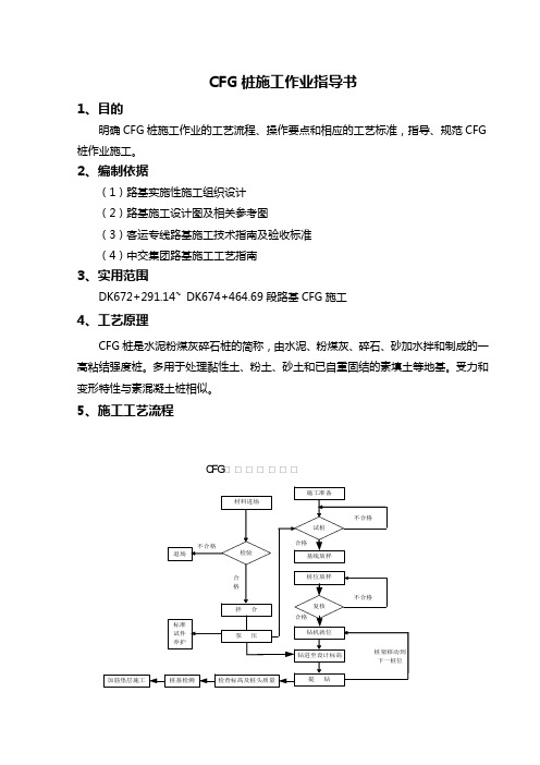 CFG桩施工作业指导书