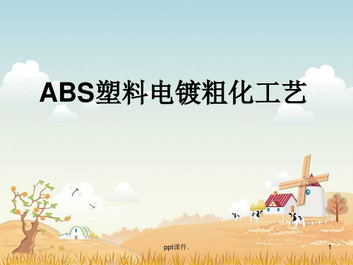 ABS电镀粗化工艺ppt课件