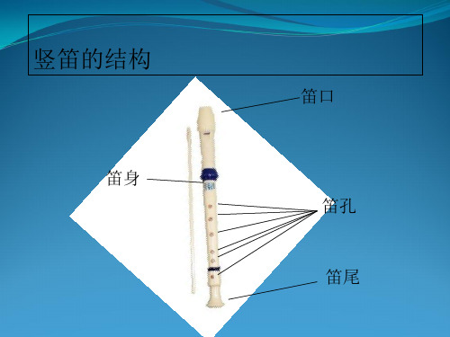 竖笛六孔教学