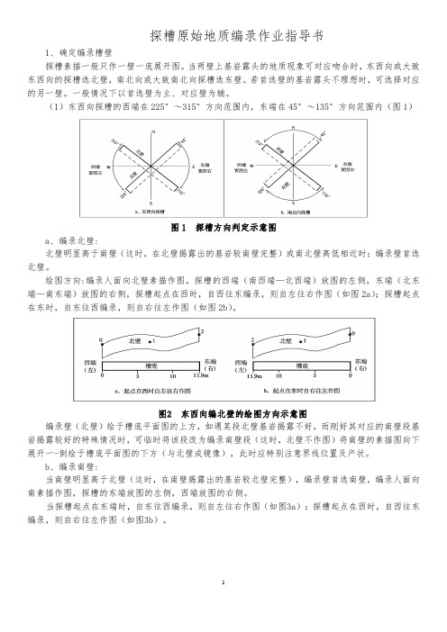15探槽编录作业指导书